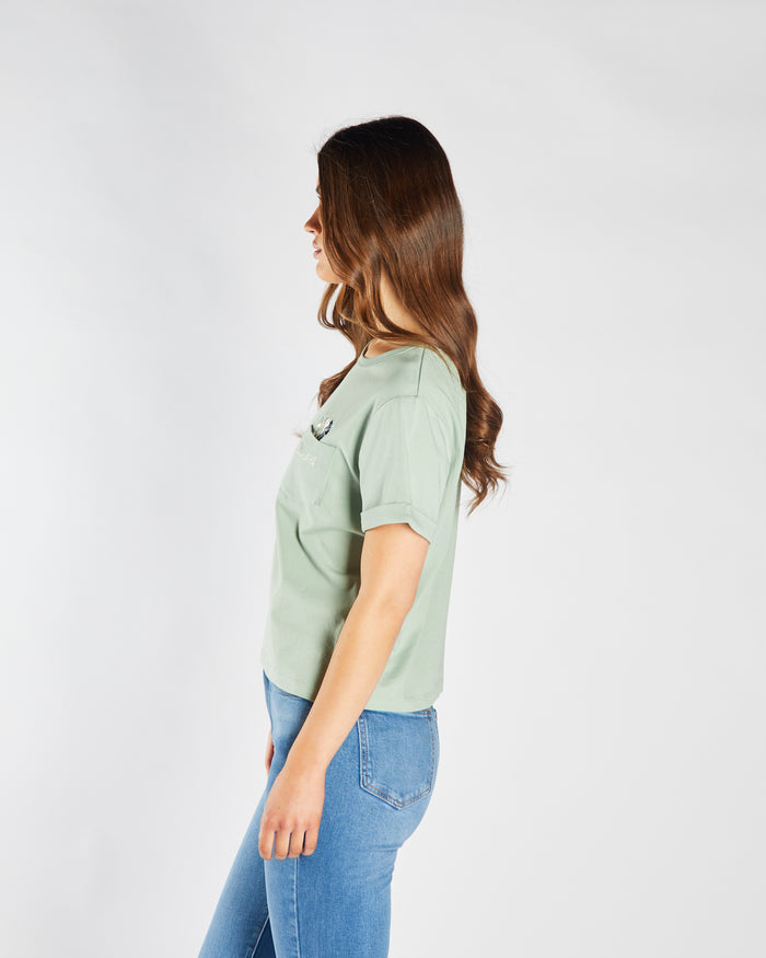 Freesia Tee Iceberg Green
