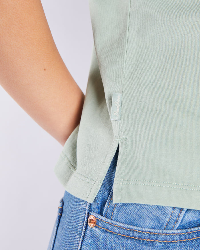 Freesia Tee Iceberg Green