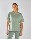 Gia T-Shirt Moss Green