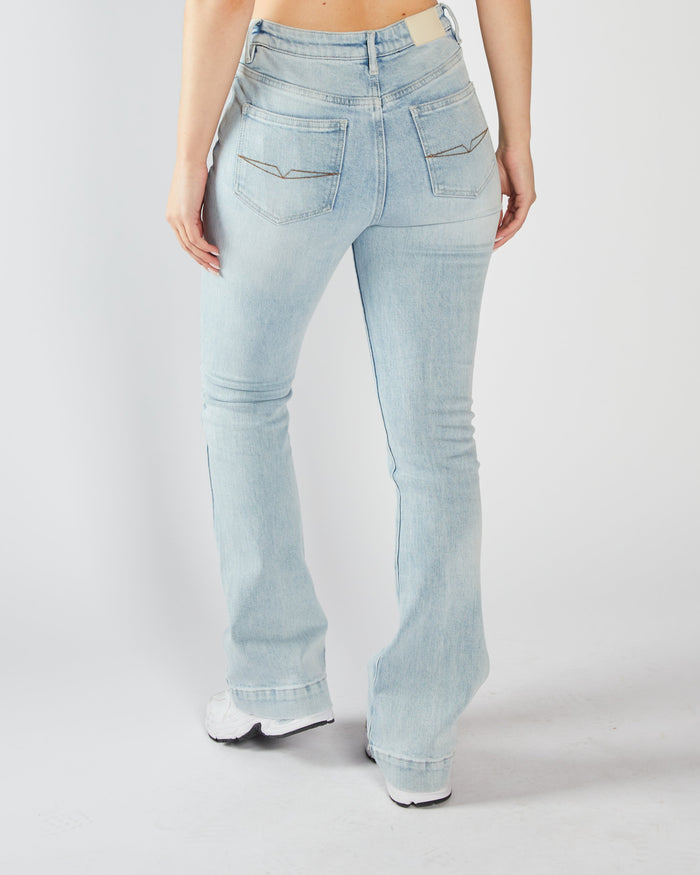 Gina Hr Bootleg Frosted Blue