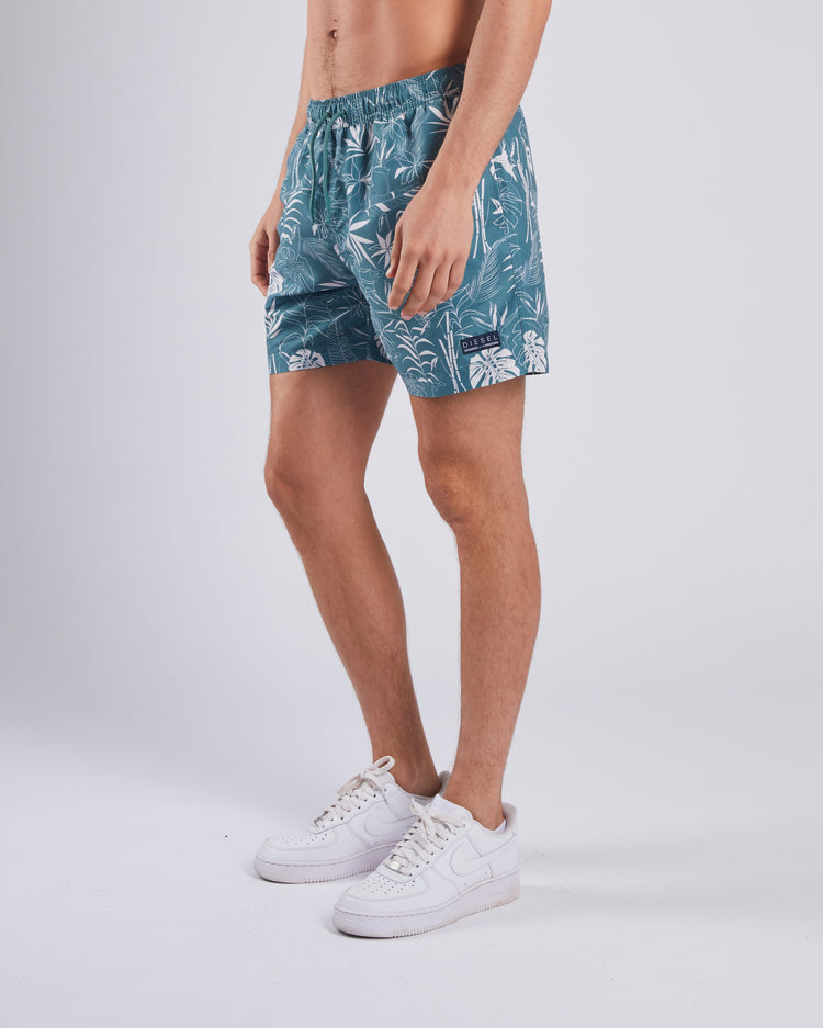 Garner Swim Shorts Dark Forest