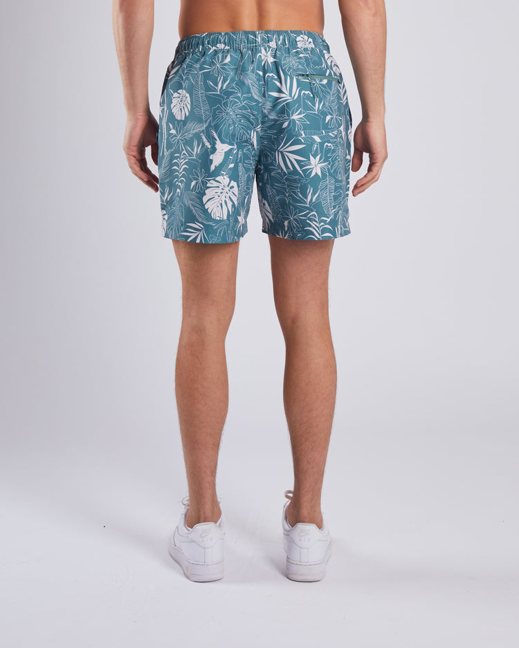 Garner Swim Shorts Dark Forest