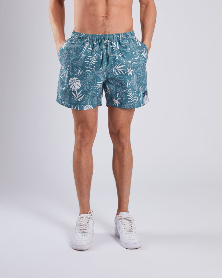 Garner Swim Shorts Dark Forest