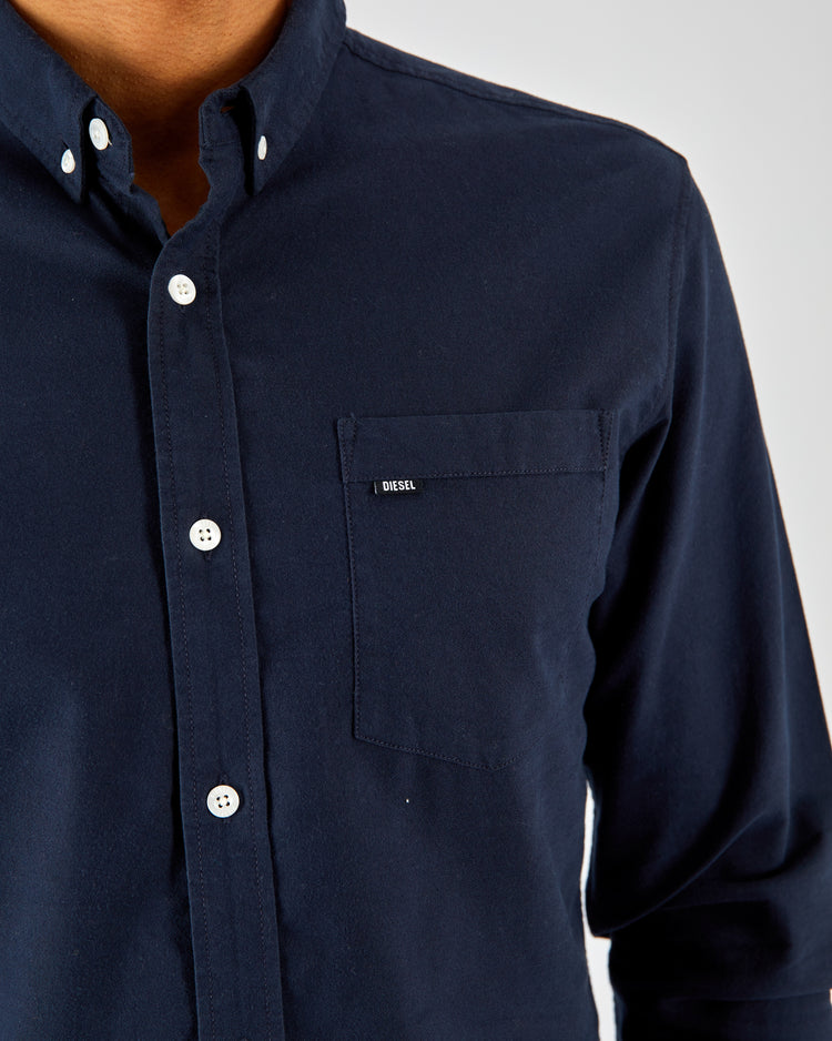 Garvan LS Shirt Vintage Navy