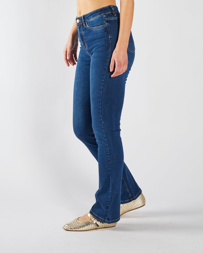 Gina Hr Bootleg Medium Blue Wash