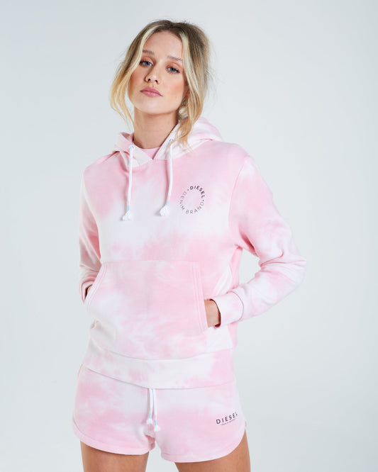 Lisa Hood Pink Tie Dye