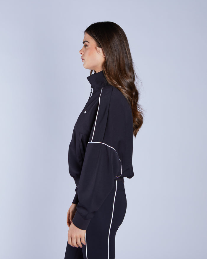 Hailey Zipper Beetle Black