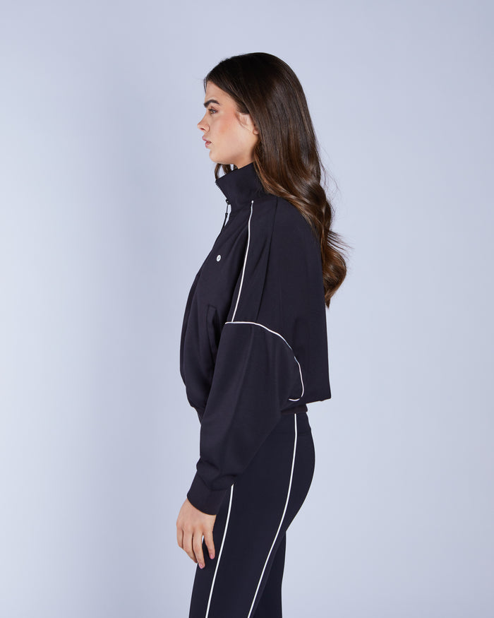 Hailey Zipper Beetle Black