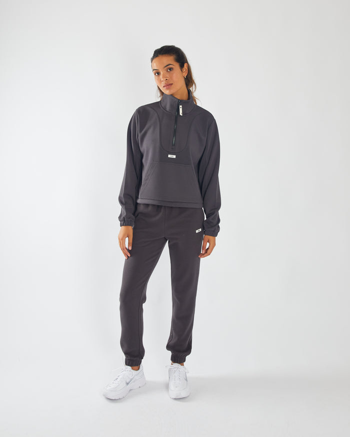 Hana Half Zip Dark Slate