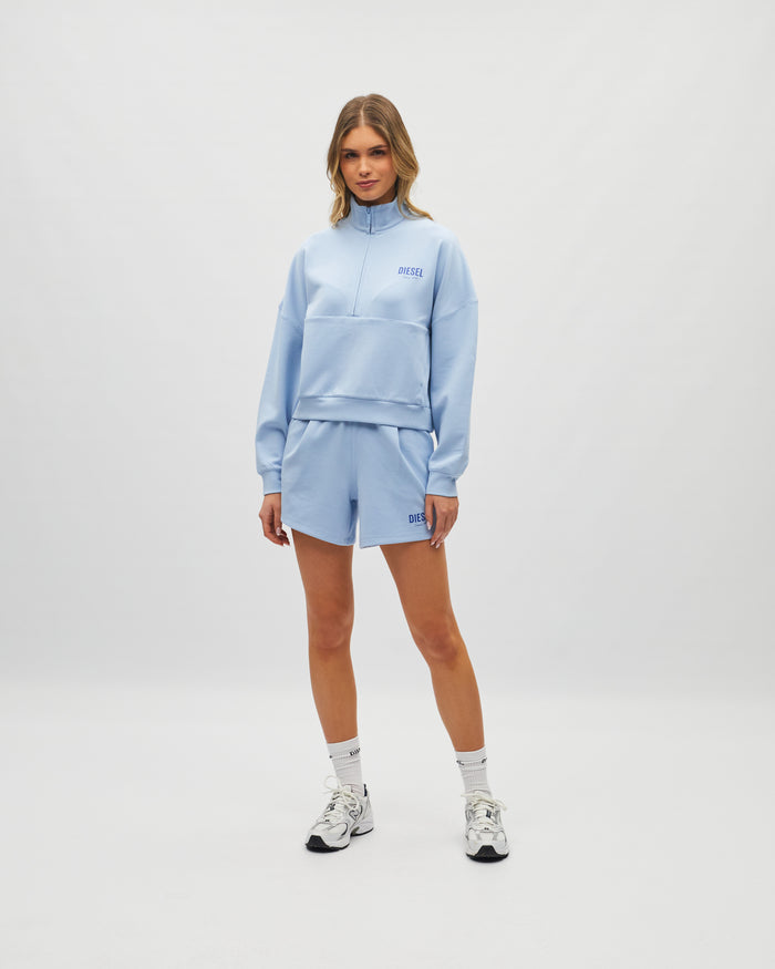 Maye Half Zip Azure Haze