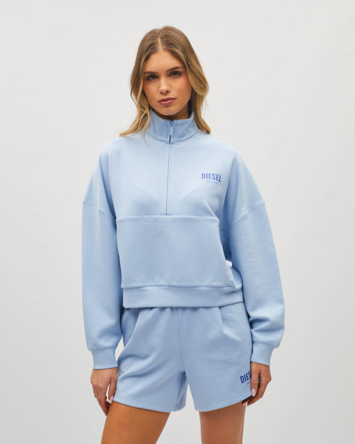 Maye Half Zip Azure Haze