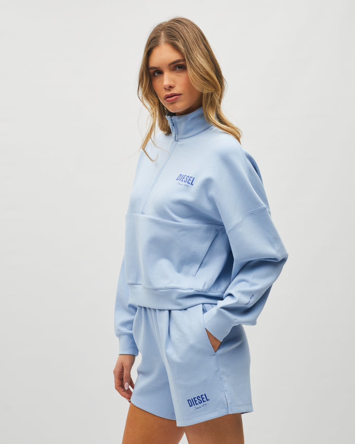 Maye Half Zip Azure Haze
