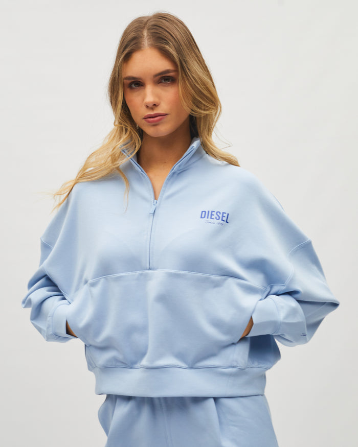 Maye Half Zip Azure Haze