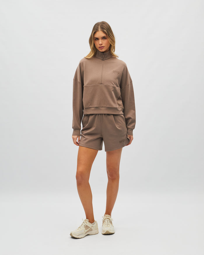 Maye Half Zip Soft Mocha