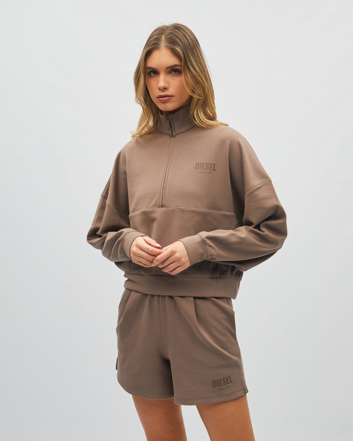 Maye Half Zip Soft Mocha