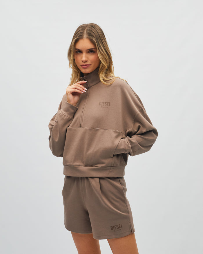 Maye Half Zip Soft Mocha