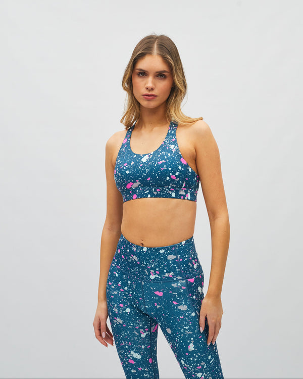 Paz Vest Speckle Print