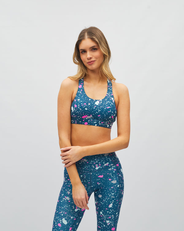Paz Vest Speckle Print