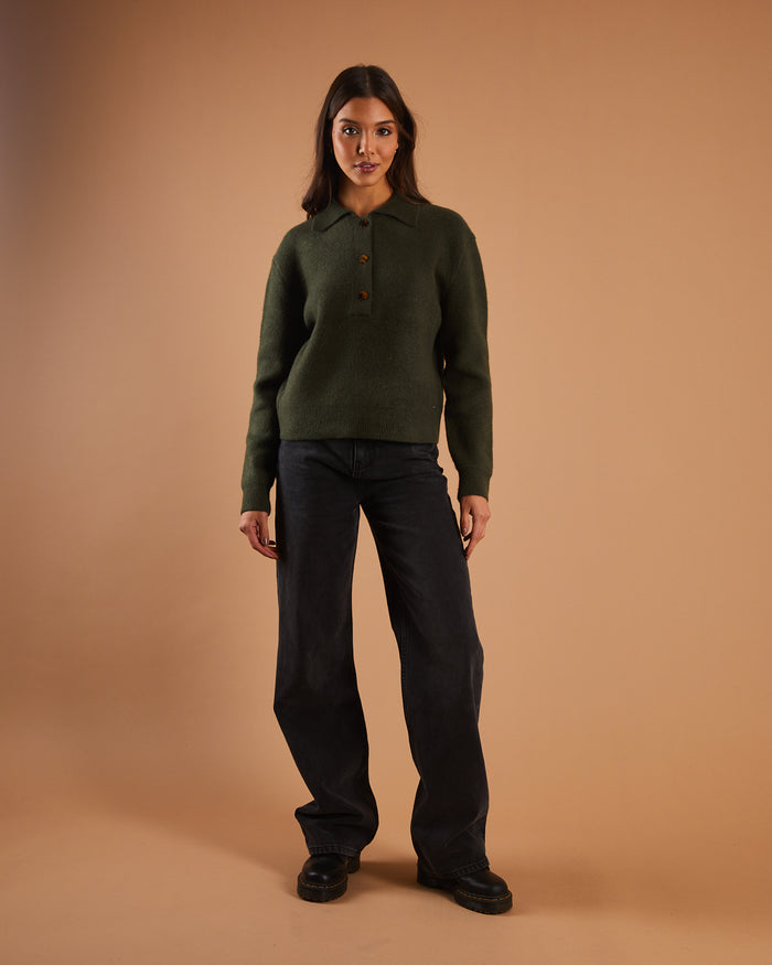 Harlow Knit Bayou Green