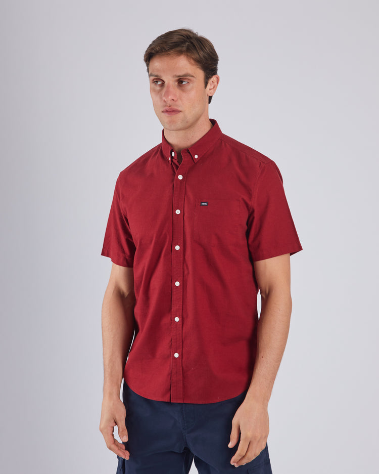 Harlow SS Shirt Havana Red