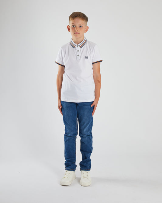 Hart Polo White