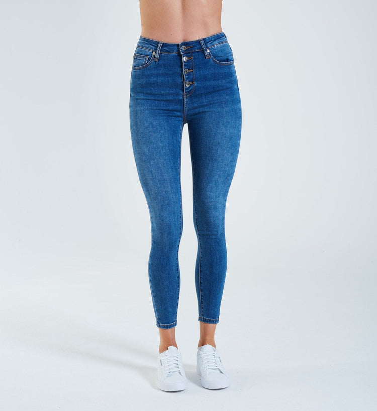 Alice Hr Skinny Medium Blue Wash