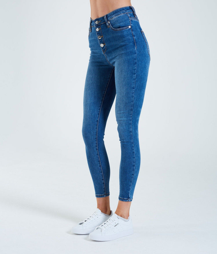 Alice Hr Skinny Medium Blue Wash