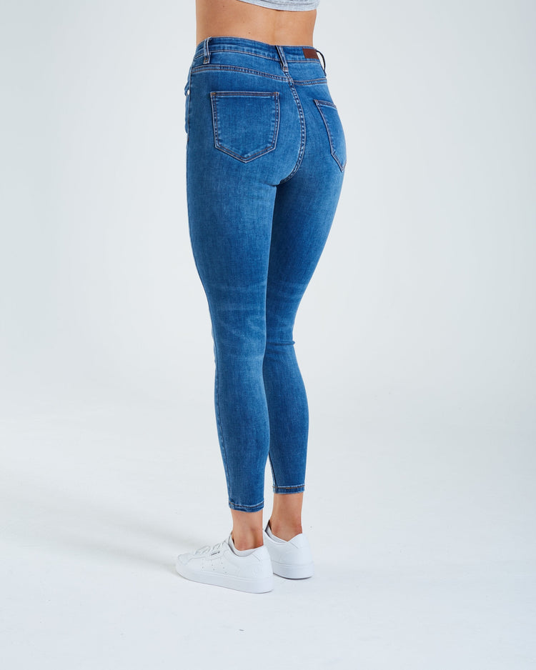 Alice Hr Skinny Medium Blue Wash