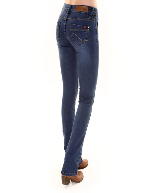 Heather classic Bootcut Medium Blue Wash