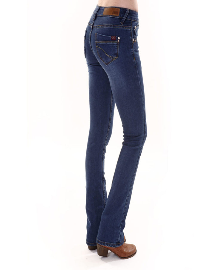 Heather classic Bootcut Medium Blue Wash