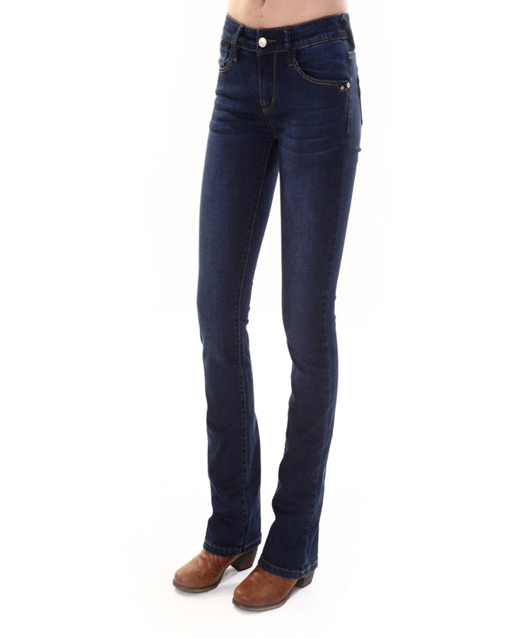 Heather classic Bootcut Dark Blue Wash