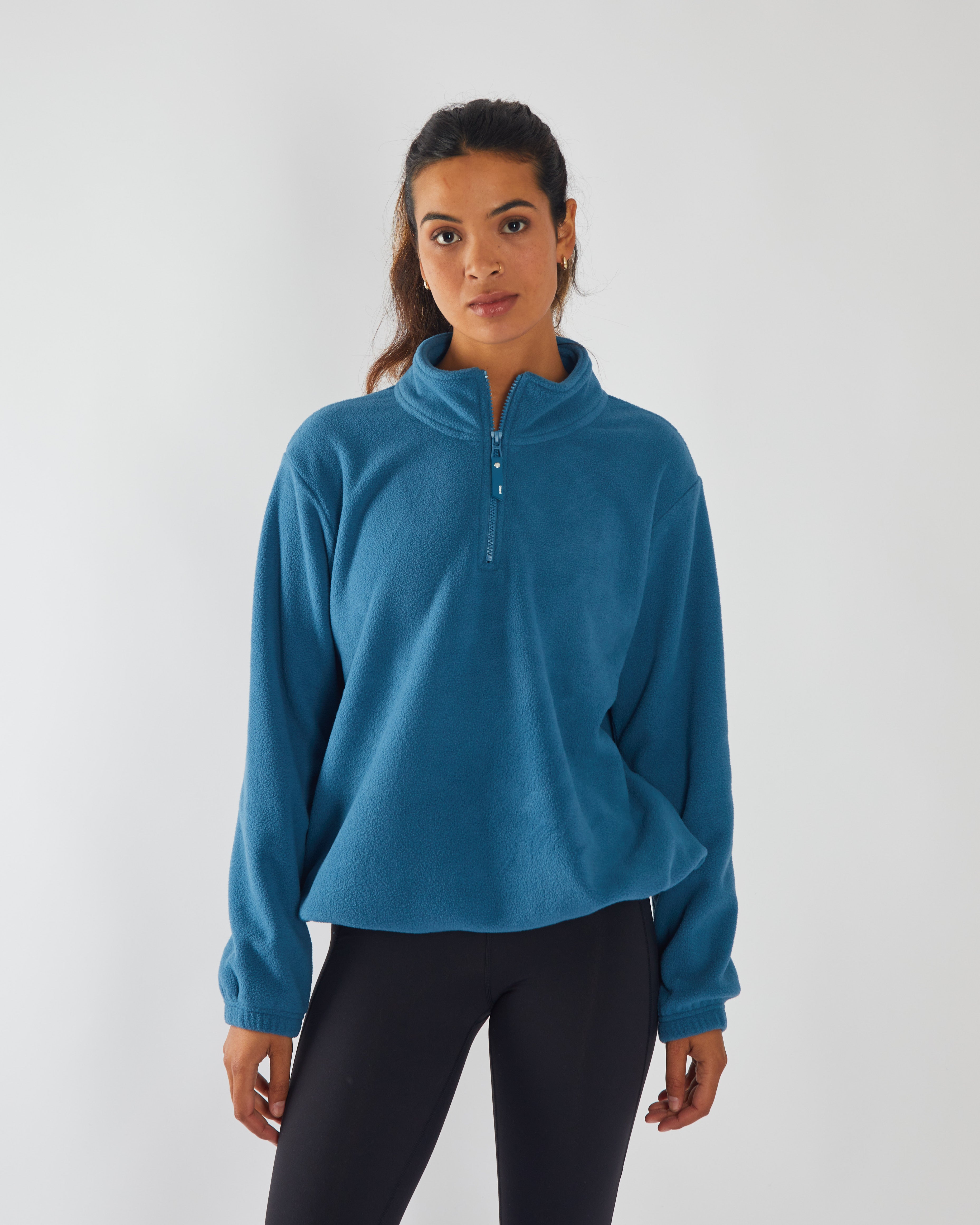Pixie Fleece Half Zip Midnight — Diesel.ie