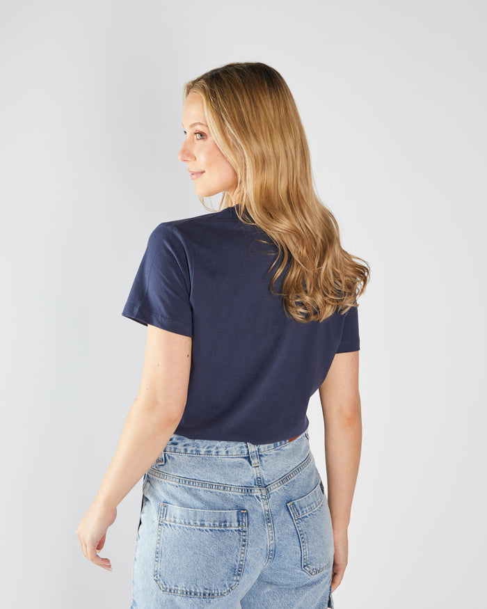 Jada Basic O Neck Blue Nights