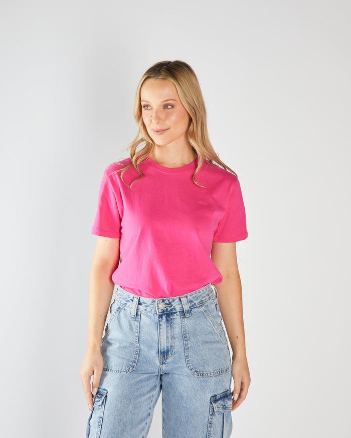 Jada Basic O Neck Cherry Pink