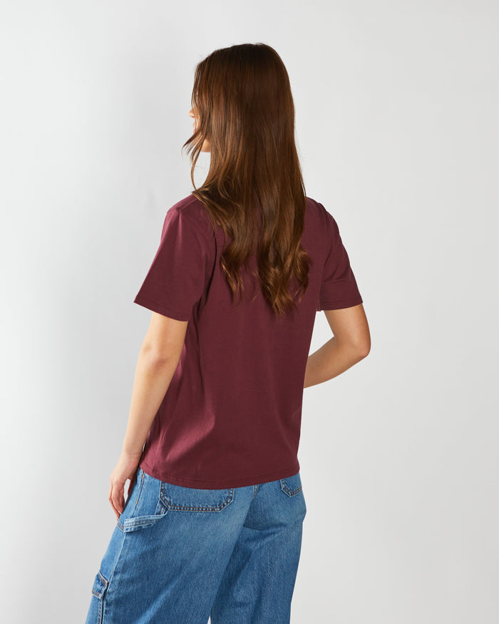 Jada Basic O Neck Deep Orchid