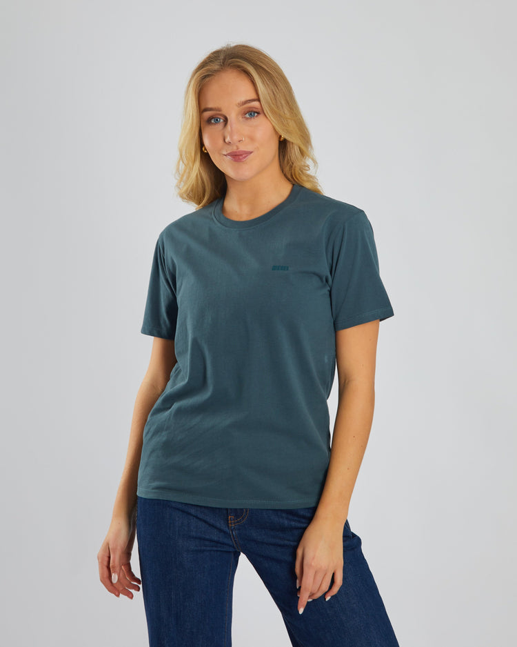 Jada Basic O Neck Alpine Green