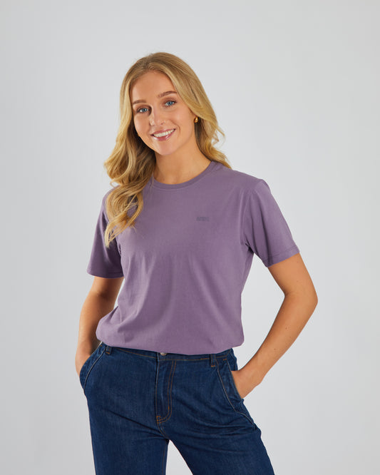 Jada Basic O Neck Lavender