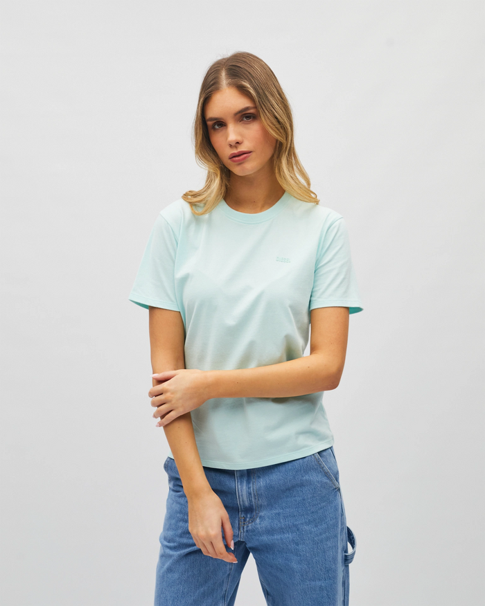 Jada Basic O Neck Aqua Bleach