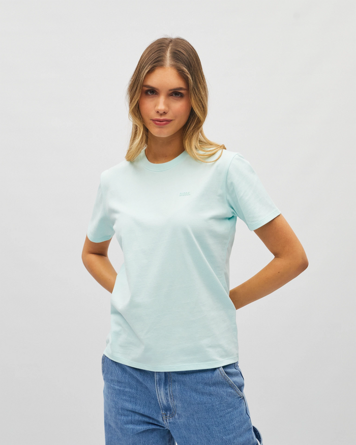 Jada Basic O Neck Aqua Bleach