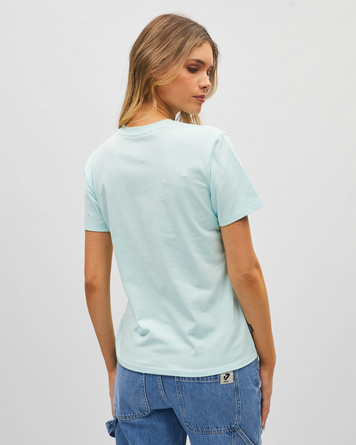 Jada Basic O Neck Aqua Bleach