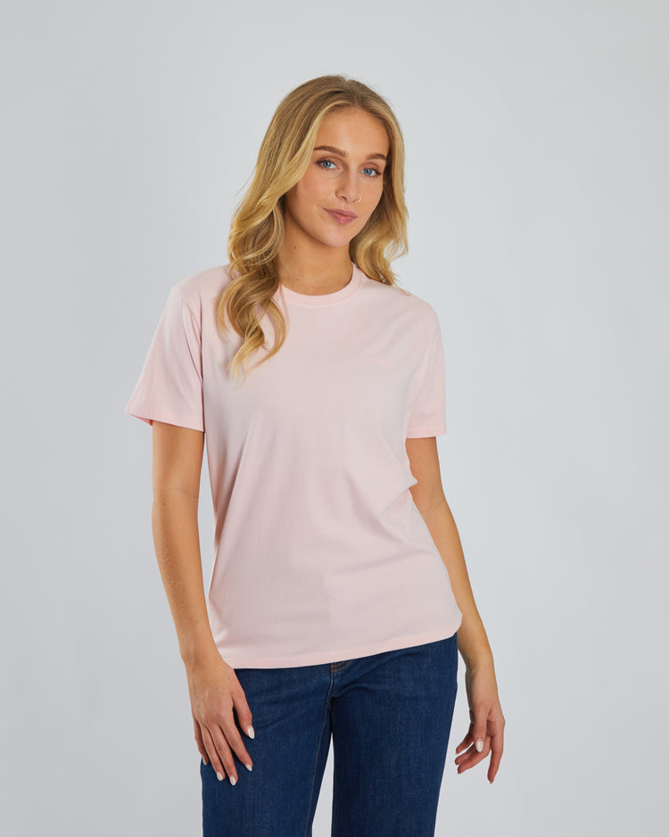 Jada Basic O Neck Bermuda Pink