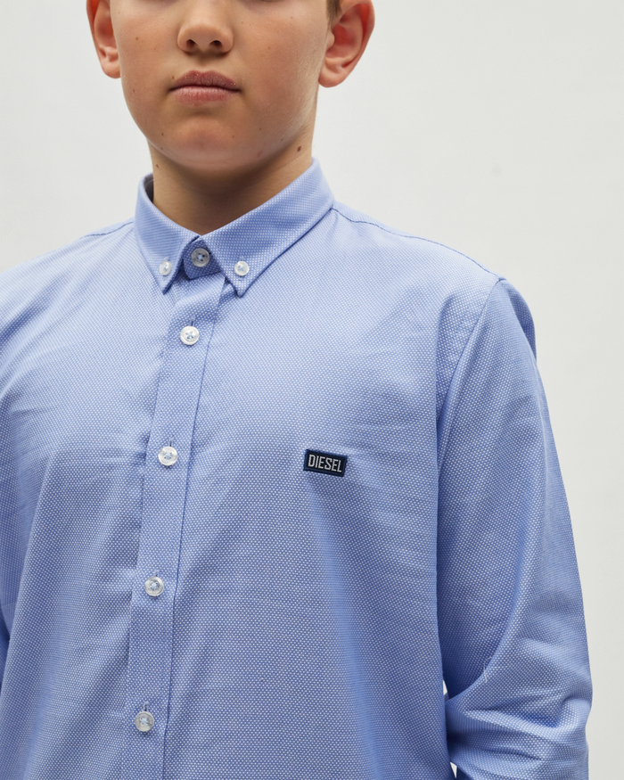 Jarlath Shirt Blue Woven
