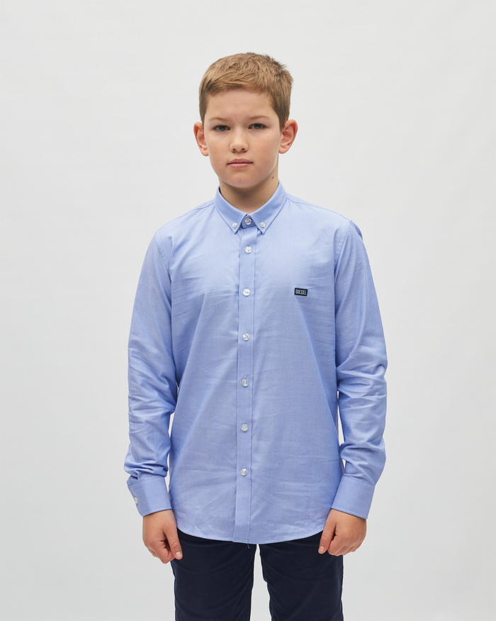 Jarlath Shirt Blue Woven
