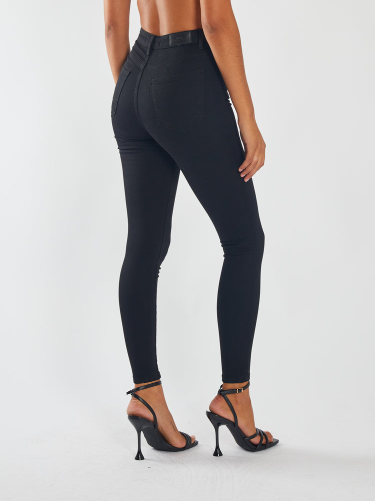 Jessica High Rise Skinny Black