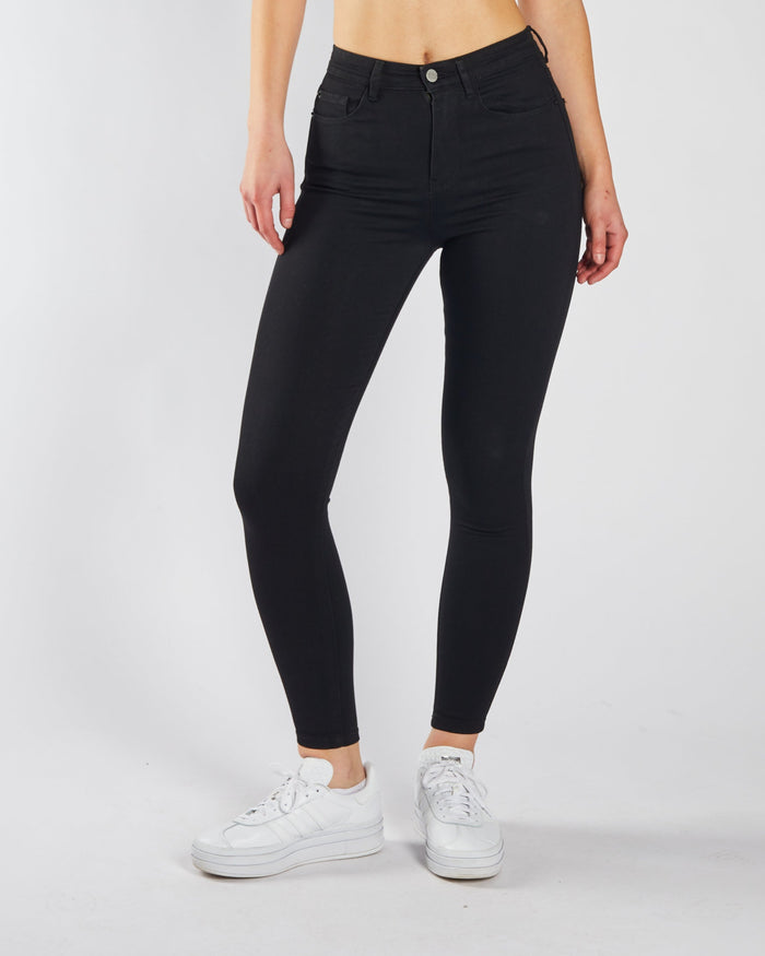 Jessica High Rise Skinny Black