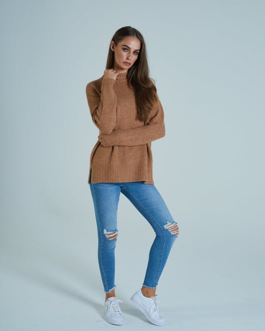 Tatum Knit Caramel Crunch