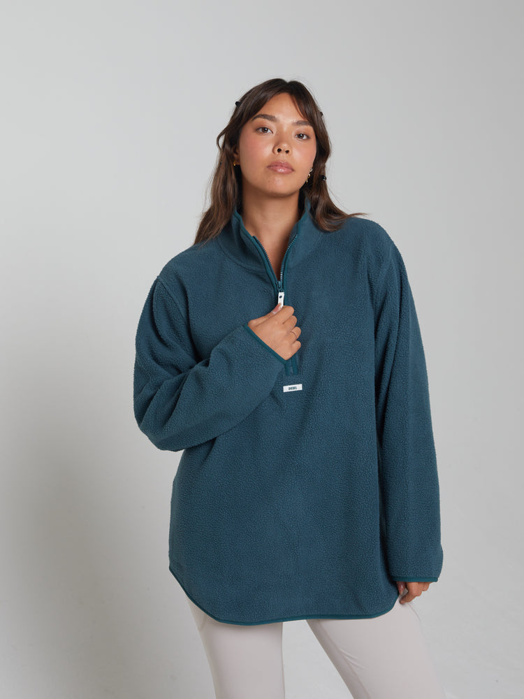 Kai Fleece Half Zip Alpine Green