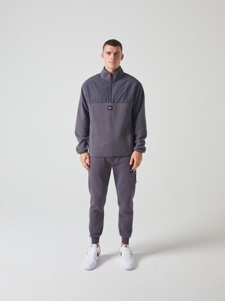 Klaus Half Zip Scorpion Grey