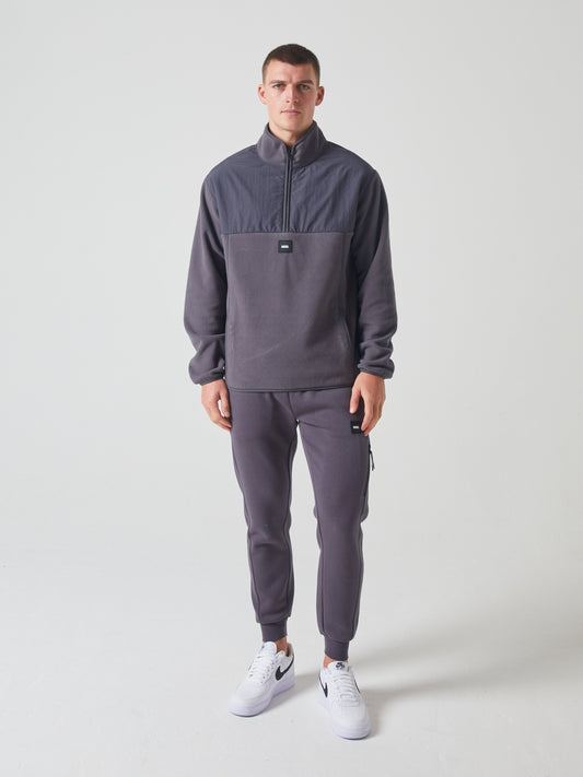 Klaus Half Zip Scorpion Grey