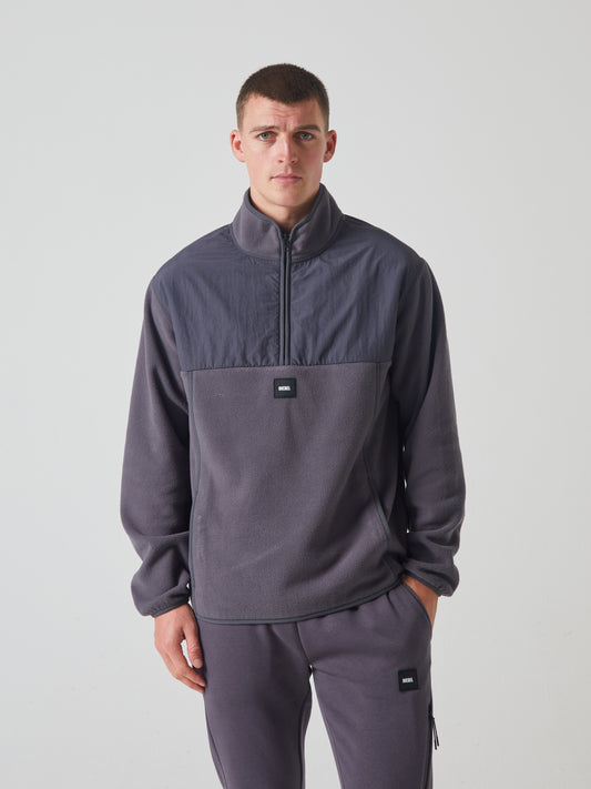 Klaus Half Zip Scorpion Grey